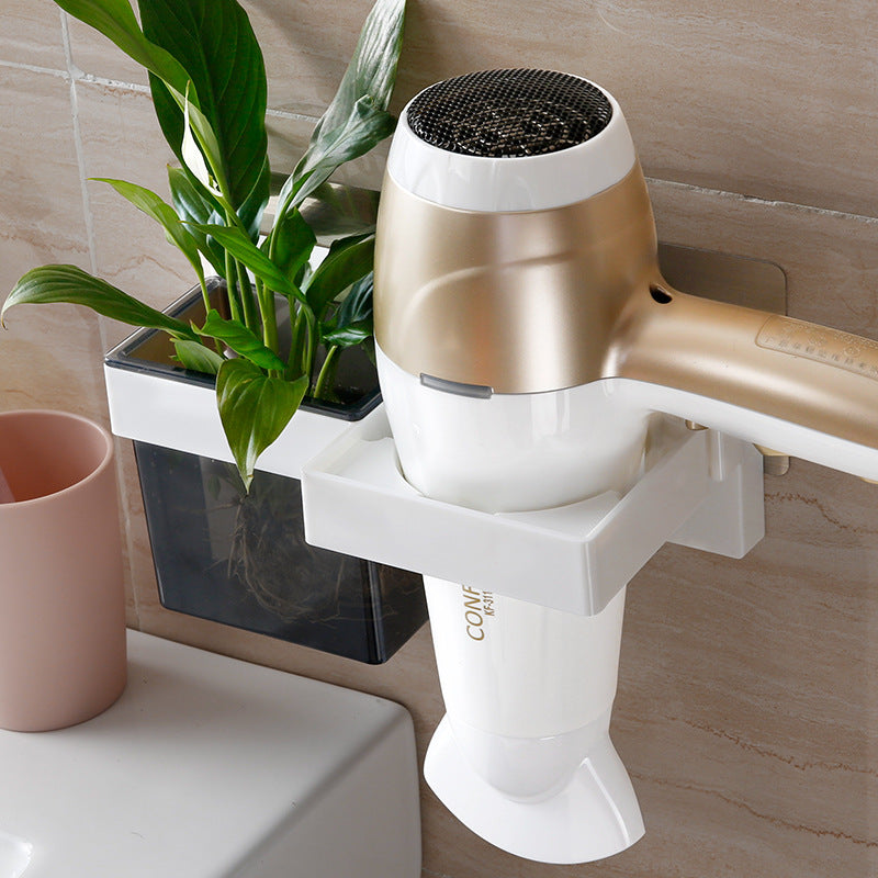 Wall-Mount Hair Dryer Holder