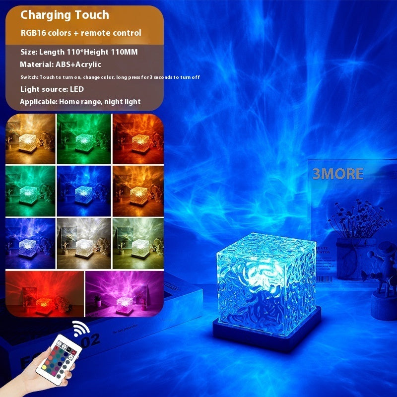 Crystal Ripple LED Table Lamp